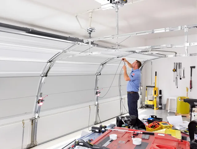 Garage door cable repair service by Monrovia Garage Door Repair in Monrovia