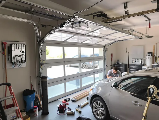 Garage door noise reduction service by Monrovia Garage Door Repair in Monrovia