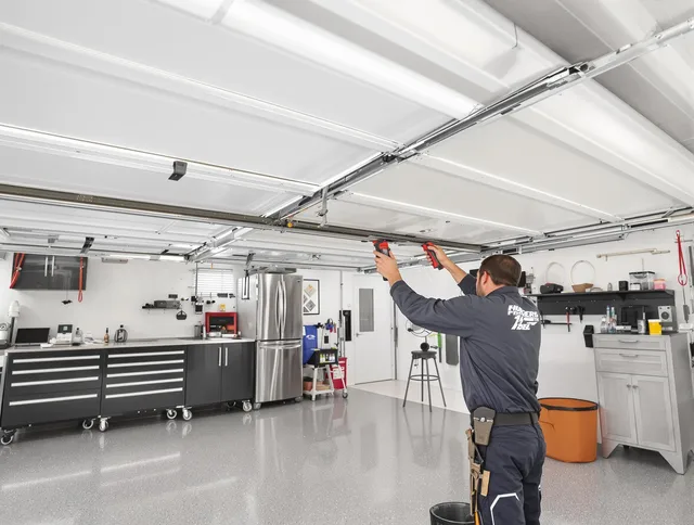 Overhead garage door repair service by Monrovia Garage Door Repair in Monrovia