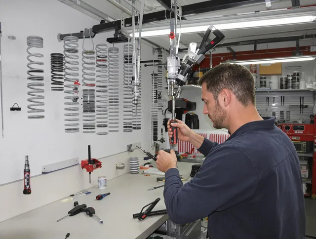 Monrovia Garage Door Repair safety certified technician performing precision spring replacement in Monrovia
